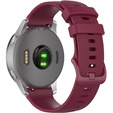 Силиконовый ремешок 18mm до Garmin Vivomove 3S / Vivoactive 4S, Wine Red
