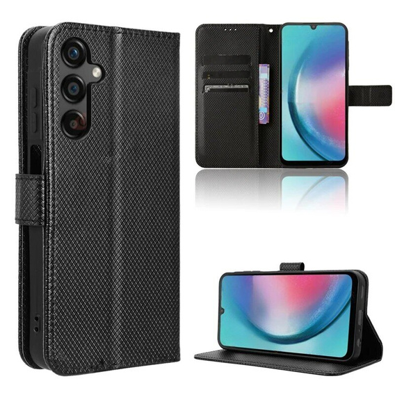 Откидной чехол для Samsung Galaxy M55 5G, Wallet Smart Magnet, чёрный