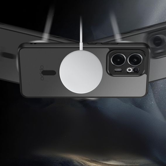 Чохол для Oppo Reno 13F / Oppo Reno 13FS, для MagSafe, ERBORD Matt Case, чорний