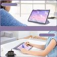 Чехол для Apple iPad Air 11" 6 gen. 2024, Smartcase Hybrid, с местом для стилуса, Marble фиолетовый