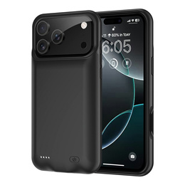 Чехол с батареей 6500mAh до iPhone 13, чёрный