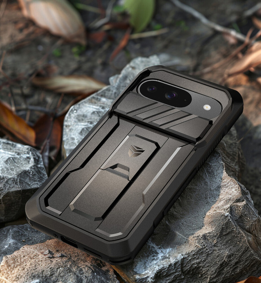 Бронированный чехол для Google Pixel 9, Dexnor Full Body (Two Frames), чёрный