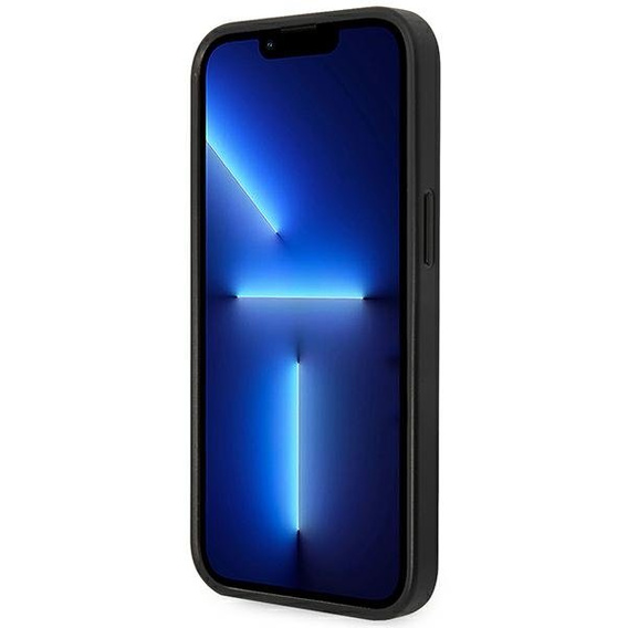 Чехол Karl Lagerfeld до iPhone 14, Saffiano Choupette Head Patch, серебряный