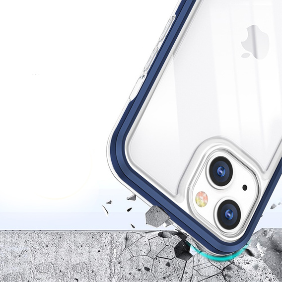 Чохол ERBORD Hybrid Frame для iPhone 13 mini, Синій