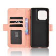 Футляр з клапаном для Motorola Edge 60 / 60 Fusion, Card Slot, рожевий