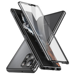 Чохол для Samsung Galaxy S21 Ultra, Magnetic Dual Glass, чорний