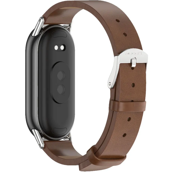 Шкіряний ремінець для Xiaomi Smart Band 10 / 9 / 8