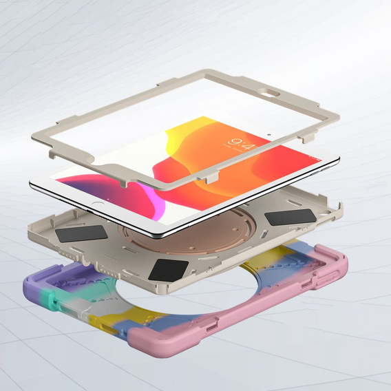 Дитячий чохол X-Armor для iPad 10.2 2019 / 2020 / 2021, Colorful