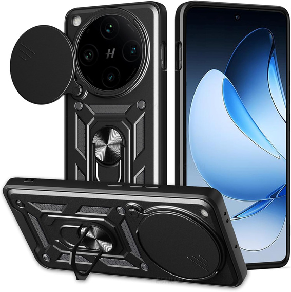 Чехол NOX Camera Slide Oppo Find X8 Pro, CamShield Slide, чёрный