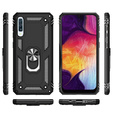 Бронированный Чехол до Samsung Galaxy A50 / A30s, Nox Case Ring, чёрный