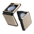 Бронированный чехол для Samsung Galaxy Z Flip7 FE / Z Flip6, Armor Shockproof, золотой