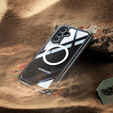 Чохол для Samsung Galaxy A36 / Samsung Galaxy A56, Shockproof, зі склом, для MagSafe, чорний