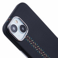 Чохол для iPhone 13, Carbon Fiber MagSafe, чорний