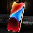 Чехол до iPhone 14 Plus, Cowhide Leather, зелёный