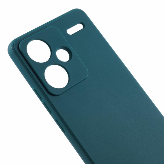 Чехол до Xiaomi Redmi Note 13 Pro+, Silicone Lite, тёмно-зелёный