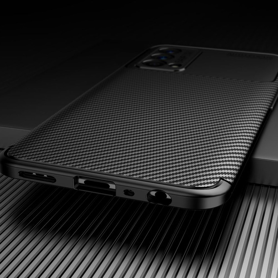 Чoхол до Realme GT Master Edition, Carbon Gel, чорний