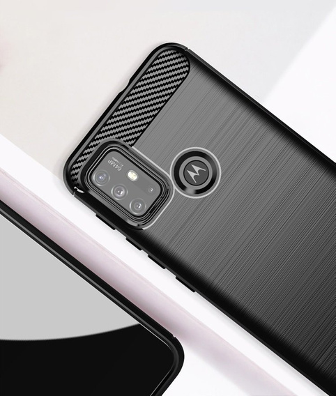 Чехол до Motorola Moto G10/G30, Carbon, чёрный