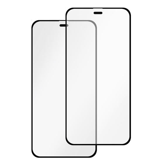 2x Закаленное стекло для iPhone 12 Mini, ERBORD Easy App Full Screen Protector
