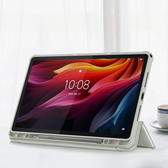 Чохол для Lenovo Tab K11 Plus, Smartcase Hybrid, з місцем для стилуса, сірий