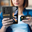 Чехол для Samsung Galaxy Z Fold5 5G, с магнитным кошельком, черный