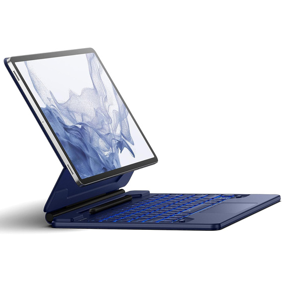 Обкладинка для клавіатури Samsung Galaxy Tab S10+/ S9+/ S8+/ S7+/ S7 FE, Dexnor Magnetic Keyboard Touchpad, м'яти