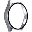 Силиконовый футляр со встроенным защитным стеклом до Galaxy Watch5 40mm, Silver
