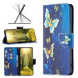 Откидной чехол для Infinix Zero 30 5G, Wallet, butterfly, синий