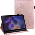 чехол-крышка для Samsung Galaxy Tab A8 10.5 SM-X200 SM-X205, flower, розовый rose gold