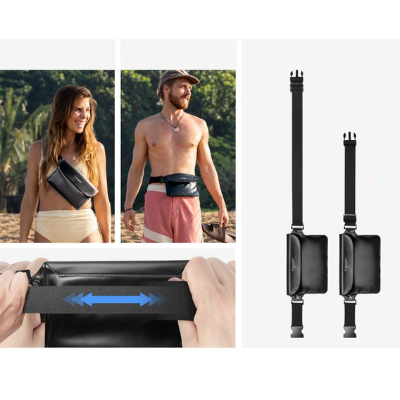 SPIGEN A601 Универсальный водонепроницаемый корпус - Black