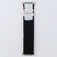 Нейлоновый ремешок для Apple Watch 1/2/3/4/5/6/7/8/SE/ULTRA 42/44/45/49 мм, чёрный / белый