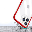 Чехол ERBORD Hybrid Frame для iPhone 13 Pro, Красный