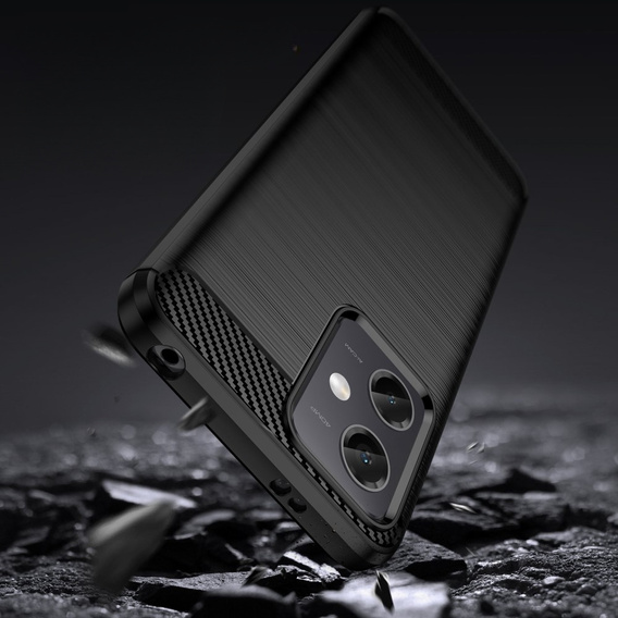 Чехол до Xiaomi Redmi Note 12 5G / POCO X5 5G, Carbon, чёрный