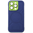 Чехол для iPhone 15 Pro, ERBORD Armor Mag, синий