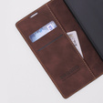 Чохол для Motorola Edge 40, ERBORD Vintage, гаманець з клапаном, кава