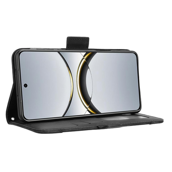 Футляр з клапаном для Oppo Find X8 Pro, Card Slot, чорний