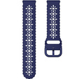Силиконовый ремешок 20mm Soft Hollowed-out, Dark Blue