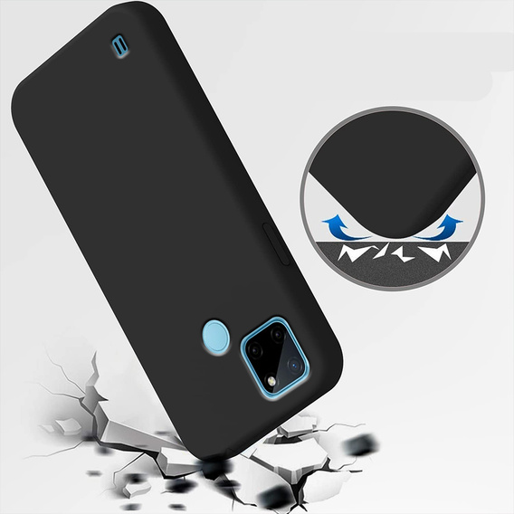 Чoхол до Realme C21Y / C25Y, Silicone Lite, чорний