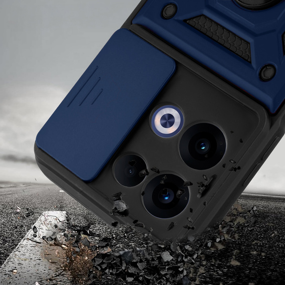 Чехол NOX Camera Slide Oppo Reno 13, CamShield Slide, синий