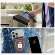 Магнитный кошелек с функцией определения местоположения, NFC и подставкой для iPhone 16 Pro