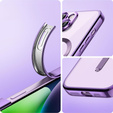 Чехол для iPhone 13, Electro MagSafe, фиолетовый + стекло для экрана
