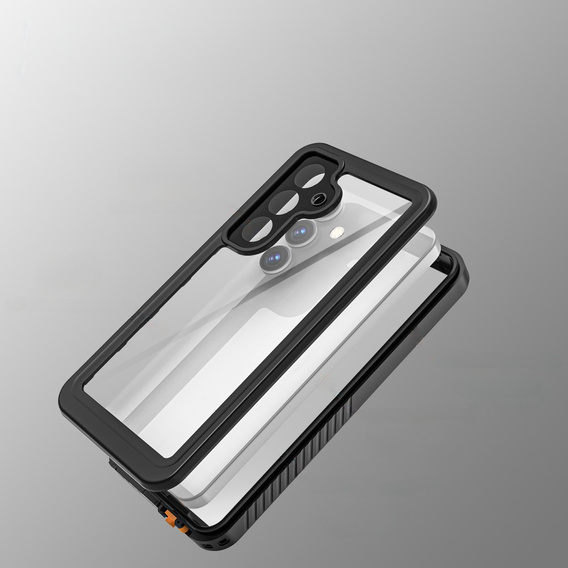 Водонепроницаемый чехол IP68 для Samsung Galaxy S25, чёрный