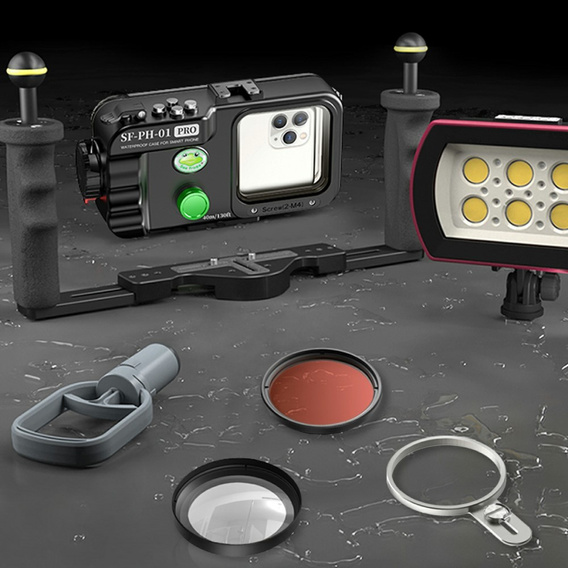 Универсальный водонепроницаемый чехол SEA FROGS, SF-PH-01-PRO, черный 