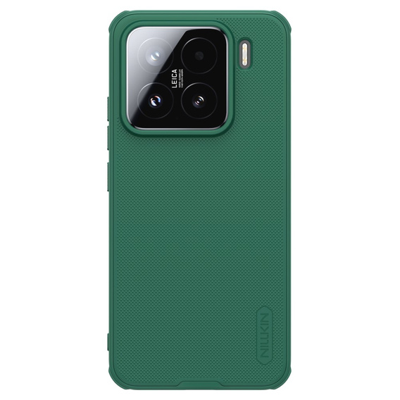 Чехол NILLKIN для Xiaomi 15, Frosted Shield, для MagSafe, зелёный