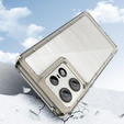 Чехол до Motorola Edge 50 Pro, Fusion Hybrid, прозрачный / серый