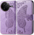 Чохол-книжка для Xiaomi Poco F7 Ultra, Butterfly, фіолетовий