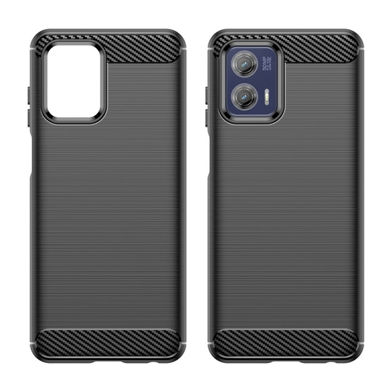 Чехол до Motorola Moto G73 5G, Carbon, чёрный