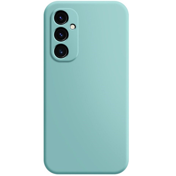 Чохол для Samsung Galaxy A25 5G, Silicone Lite, світло-блакитний + скло 9H