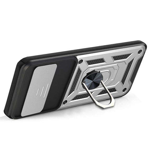 Чехол NOX Camera Slide Realme 11 Pro 5G / 11 Pro+ 5G, CamShield Slide, серебро