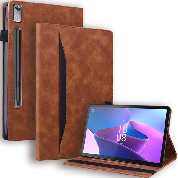 Чохол для Lenovo Tab P11 Pro Gen 2 TB132FU TB132XU 11.2", Classic, з місцем для стилуса, коричневий
