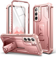 Броньований чохол для Samsung Galaxy S22, Dexnor Full Body, рожевий rose gold